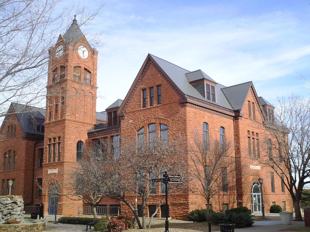 Old North Tower at the University of Central Oklahoma in Edmond, OK